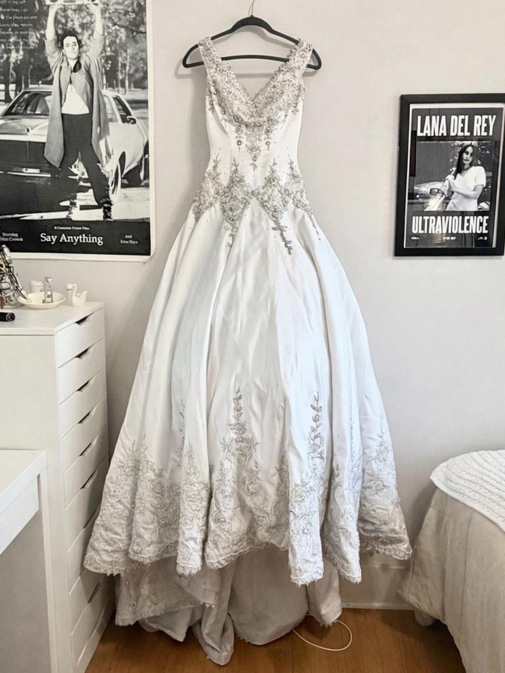 Vintage Stephen Yearick Beaded Wedding Dress